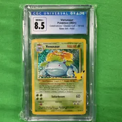 Pokemon - Venusaur - Base Set - Unlimited - Holo - 15/102 Celebrations - CGC 8.5 - Image 1