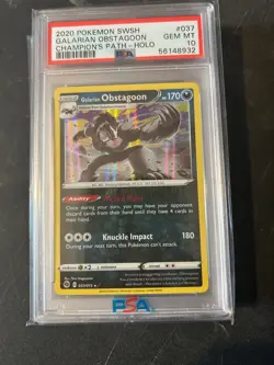 2020 Pokemon ZYGARDE Holo 28 SWSH Champion’s Path PSA 10 Gem MinT FREE SHIPPING - Image 1