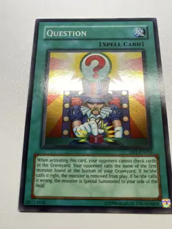 Yu-Gi-Oh! Question Super Rare Unlimited DR1-EN053 HP - Image 1