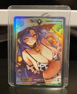 HOLO VERSION! Gamersupps Vcard TCG Vienna: VCard Limited Edition 9 Promo Card NM - Image 1