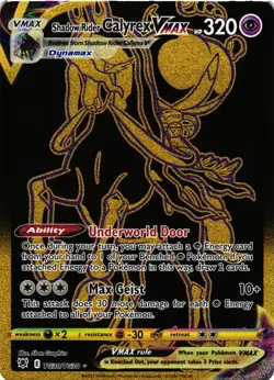 Pokemon TCG Shadow Rider Calyrex VMAX TG30/30 Astral Radiance Trainer Gallery NM - Image 1