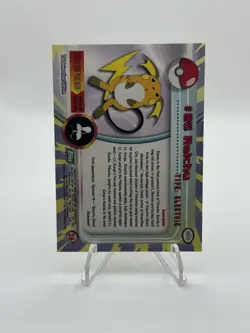 1999 Topps TV Animation Edition Raichu Pokemon Card #26 Non-Holo Black Logo - Image 2
