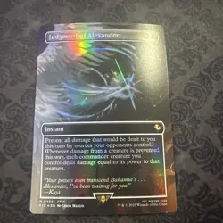 Judgment of Alexander (Borderless FOIL) MTG Commander: Final Fantasy - Image 1