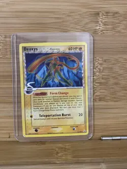 Pokemon TCG Deoxys (Speed) (Delta Species) 6/110 EX Holon Phantoms Holo Rare LP - Image 1