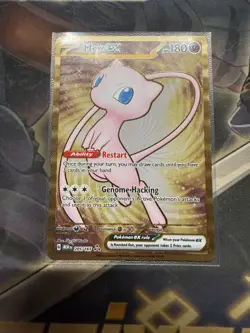 Mew EX 205/165 GOLD METAL Scarlet & Violet 151 UPC Promo Card - Pokemon TCG - Image 1
