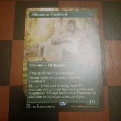 Mtg Allosaurus Shepherd NM/M Borderless #365 Double Masters 2022 Magic Elf Card - Image 2