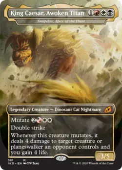 ~ King Caesar, Awoken Titan ~ NM ~ Ikoria: Lair of Behemoths ~ MTG ~ - Image 1