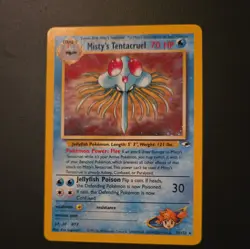 Misty's Tentacruel 10/132 Holo Gym Heroes Pokemon Card - Image 1