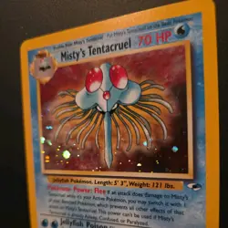 Misty's Tentacruel 10/132 Holo Gym Heroes Pokemon Card - Image 2
