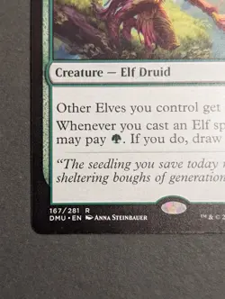 MTG Card - 1x Leaf-Crowned Visionary - Dominaria United - NM - Rare - Magic - Image 3