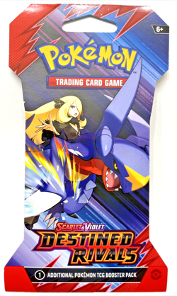 1 x Pokemon Destined Rivals Sleeved Booster Pack 2025 Scarlet & Violet 10 Cards - Image 1