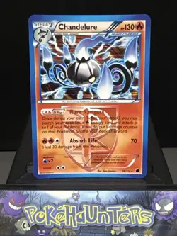 Pokemon Card Chandelure 16/116 Plasma Freeze Holo Rare Near Mint - Image 1