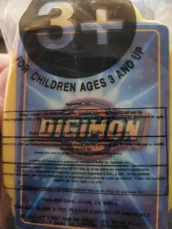 Digimon Taco Bell 2000 Sealed Yellow Vintage Digivice & 3 Metal Trading Cards - Image 1