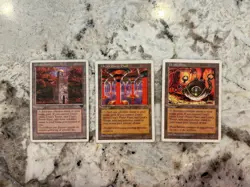 Mtg Urza’s Mine Tower And Power Plant - Magic the Gathering Urzatron Played-Hp - Image 1