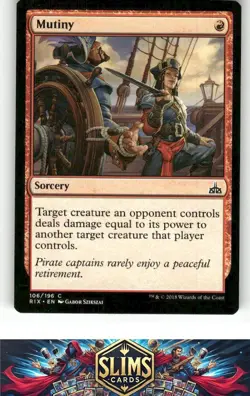 Magic the Gathering MTG Rivals of Ixalan Mutiny #106 Buy 2 Get 1 - Image 1