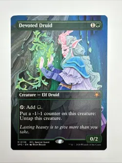 Devoted Druid (Borderless) Special Guests Regular MTG - M/NM - Image 3