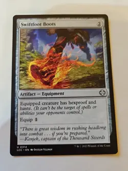 MTG - The Lost Caverns of Ixalan - Swiftfoot Boots - NM - NF - Image 1