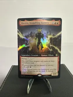 Electro, Assaulting Battery (Extended Art) Marvel's Spider-Man Foil - Image 1
