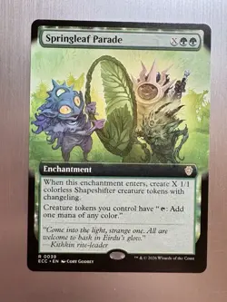 Springleaf Parade - 39 - MTG: Lorwyn Eclipsed - Extended Art - Rare - Regular - Image 1