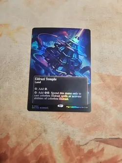 Eldrazi Temple (0059) Borderless Foil Edge Of Eternities MTG NM - Image 1