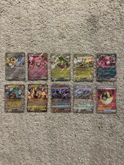 Pokemon Mega Dream EX RR Lot of 10 cards (Ex, Trainer IR etc) Japanese NM / Mint - Image 1