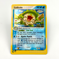 Pokemon Ludicolo 7/100 EX Sandstorm Holo E-Reader 2003 - LP - Image 1