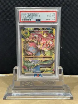 FULL ART VENUSAUR EX PSA 10 - 2016 Pokemon XY Evolutions Ultra Rare Card - Image 3