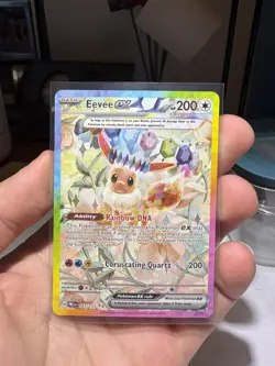 Pokemon Prismatic Evolutions - 167/131 Eevee ex - SIR - NM/M - Image 1