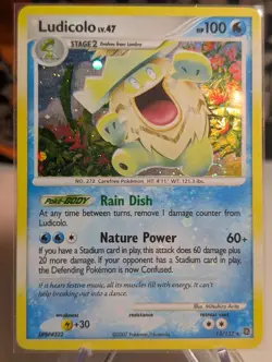 Ludicolo ⭐ 13/132 Holo BLEED + WIRLD Rare Secret Wonders 2007 Pokemon - LP/NM - Image 1