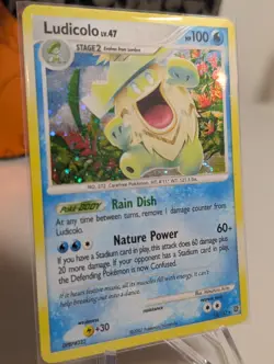 Ludicolo ⭐ 13/132 Holo BLEED + WIRLD Rare Secret Wonders 2007 Pokemon - LP/NM - Image 2