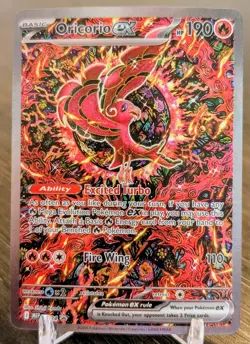 Pokemon TCG Oricorio ex MEP 024 Mega Evolution Black Star Promo NM 3 - Image 1