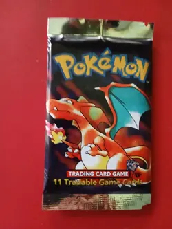 Pokemon Base Set 1st Edition (Shadowless) Vintage Booster Pack 1999 - Image 1