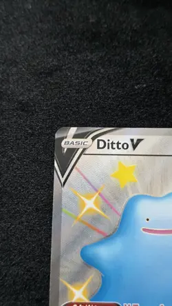Pokemon TCG Ditto V SV118/SV122 Shining Fates: Shiny Vault Full Art Holo Eng - Image 5