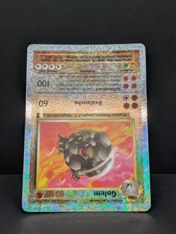 Golem Reverse Holo Rare Legendary Collection Pokemon TCG Nintendo fireworks LP+ - Image 5