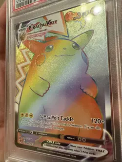 Pokemon Vivid Voltage Pikachu VMAX Rainbow Secret Rare Full Art 188/185 PSA 10 - Image 4