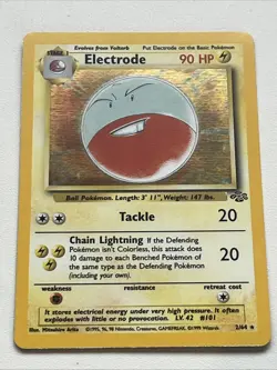 Pokemon TCG Electrode Holo Rare Jungle Edition No.101 LP - Image 1