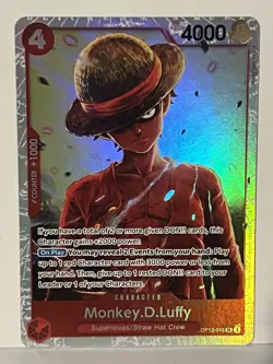 Monkey.D.Luffy SR OP12-015 Legacy of the Master NM One Piece Fast Ship - Image 1