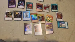 Yu-Gi-Oh! TCG Mixed Card Lot Standard Size Card Stock with Storage Case - Image 2