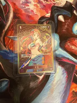 Gold Nami ST01-007 One Piece PRB01 Storage Box Set Japanese Promo Card - Image 1