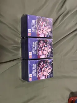 3x One Piece TCG OP-14 The Azure Sea's Seven Double Pack Set Vol. 9 NEW SEALED - Image 1