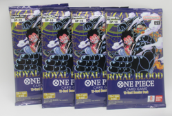One Piece TCG OP10 Royal Blood Booster Pack x4 English Sealed Packs - Image 1