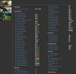 Zacama, Primal Calamity EDH MTG Custom Commander Deck, Big Bad Dinos! - Image 2