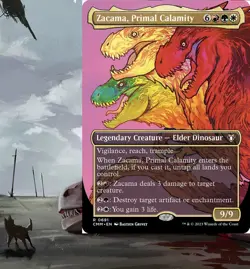 Zacama, Primal Calamity Commander Deck NAYA Dinosaur Magic MTG Ready-to-Play ALT - Image 1