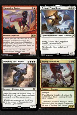 Zacama, Primal Calamity Commander Deck NAYA Dinosaur Magic MTG Ready-to-Play ALT - Image 3