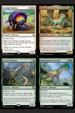 Zacama, Primal Calamity Commander Deck NAYA Dinosaur Magic MTG Ready-to-Play ALT - Image 5