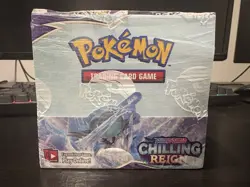 Chilling Reign Booster Display Box Sealed New | Pokemon TCG Sword & Shield 820650818462 - Image 1