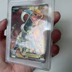 2015 POKEMON XY BREAKTHROUGH #153 FULL ART/HOUNDOOM EX PSA 9 - READ DESCRIPTION - Image 3