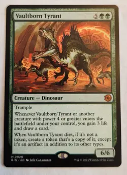 Vaultborn Tyrant Outlaws of Thunder Junction: the Big Score Regular Mythic NM+ - Image 1