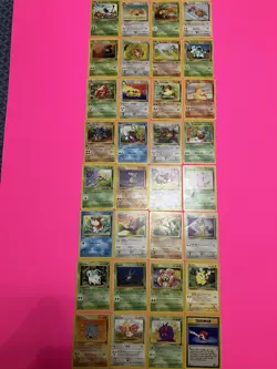 32/64 1999 Wizards Pokemon Jungle, All Uncommon & Common Cards, No Doubles NM-HP - Image 1