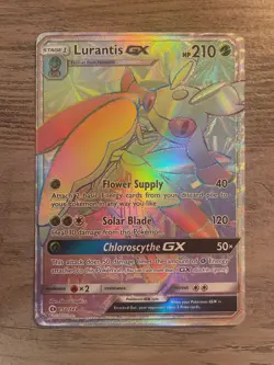 Lurantis GX - 150/149 - Pokemon Sun & Moon Base Set Secret Rare Card NM - Image 1